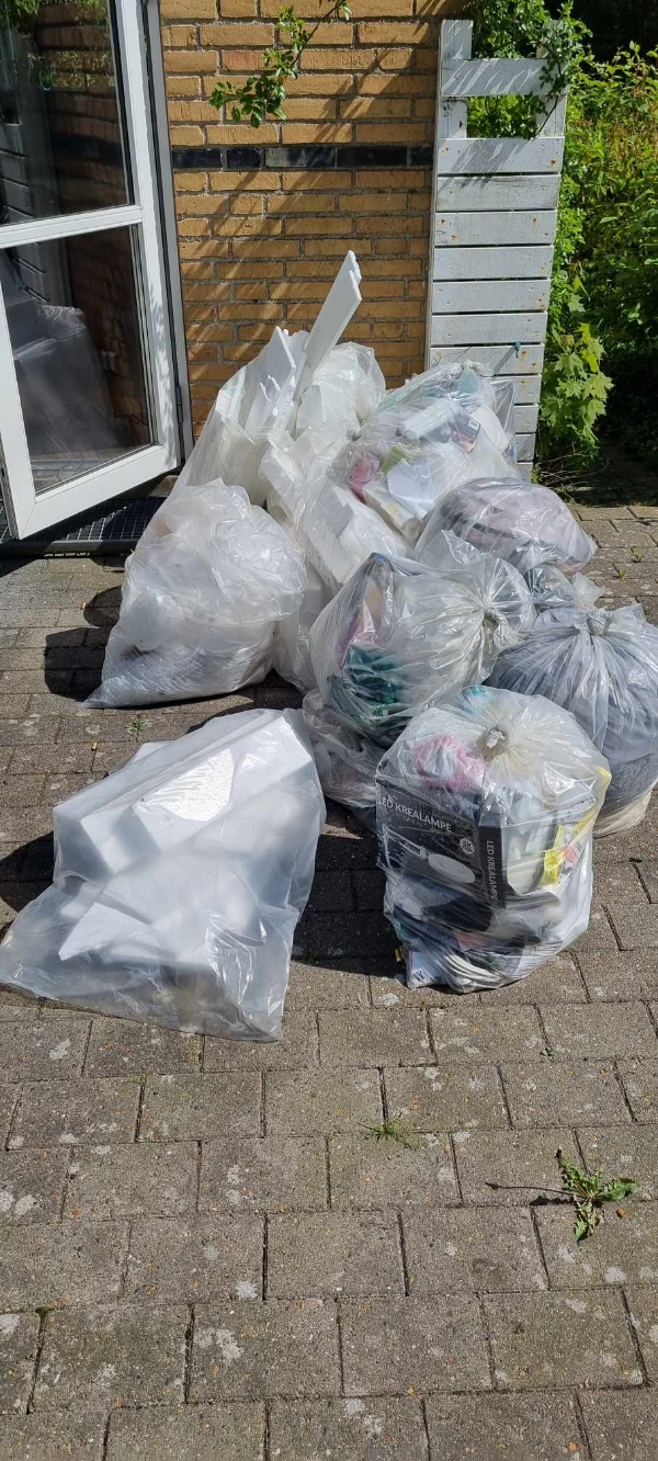 Affaldshåndtering med transport