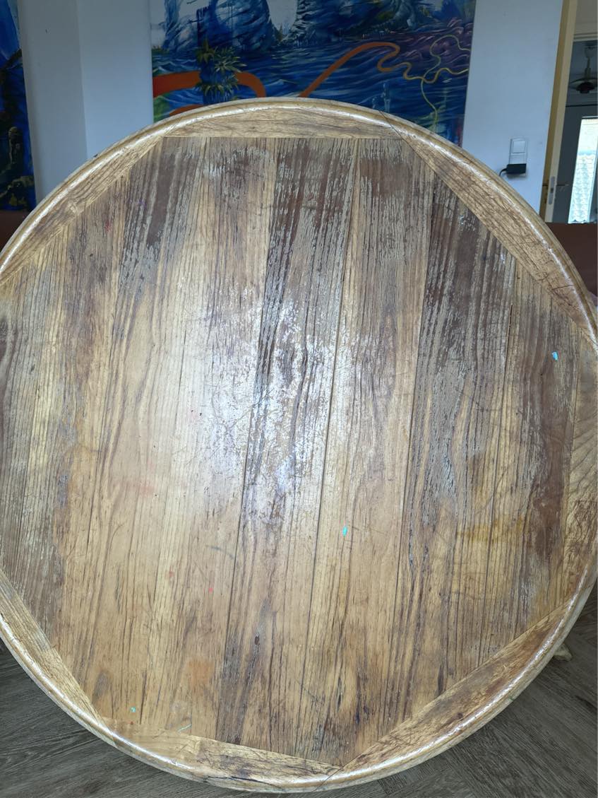 Møbelrestaurering af træbord