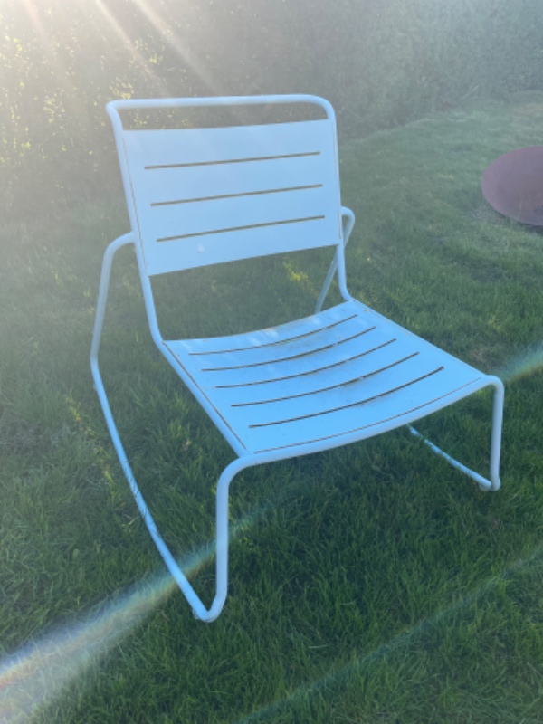 sprøjtemaling af havemøbler i metal