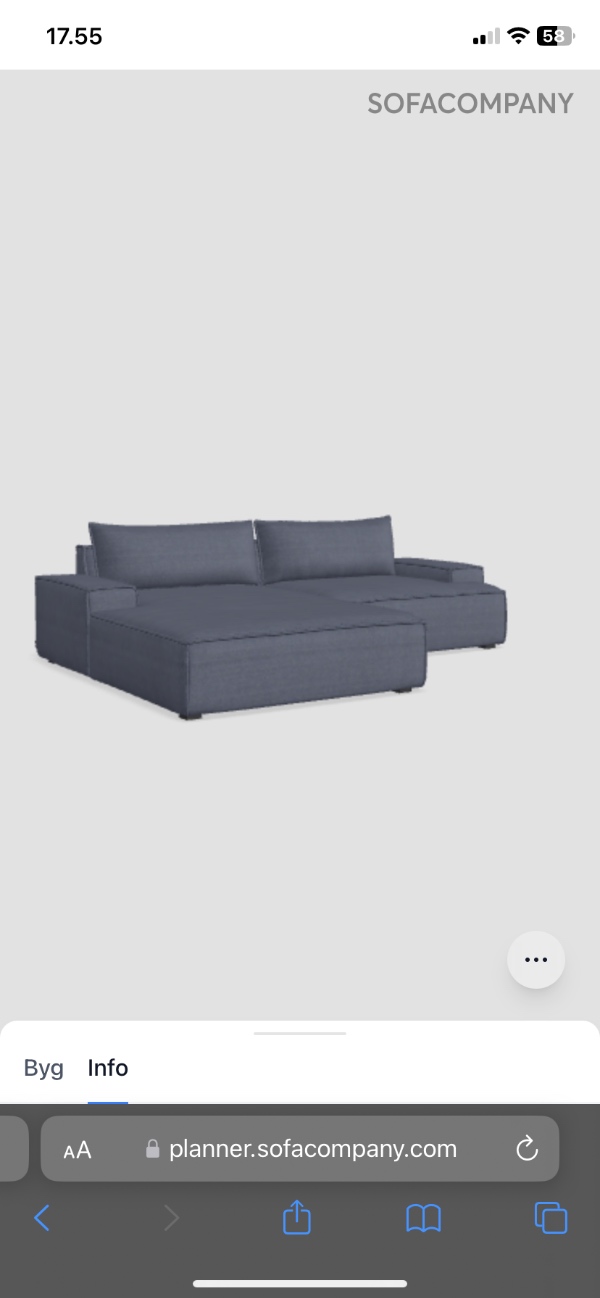 Afhentning og levering af sofa