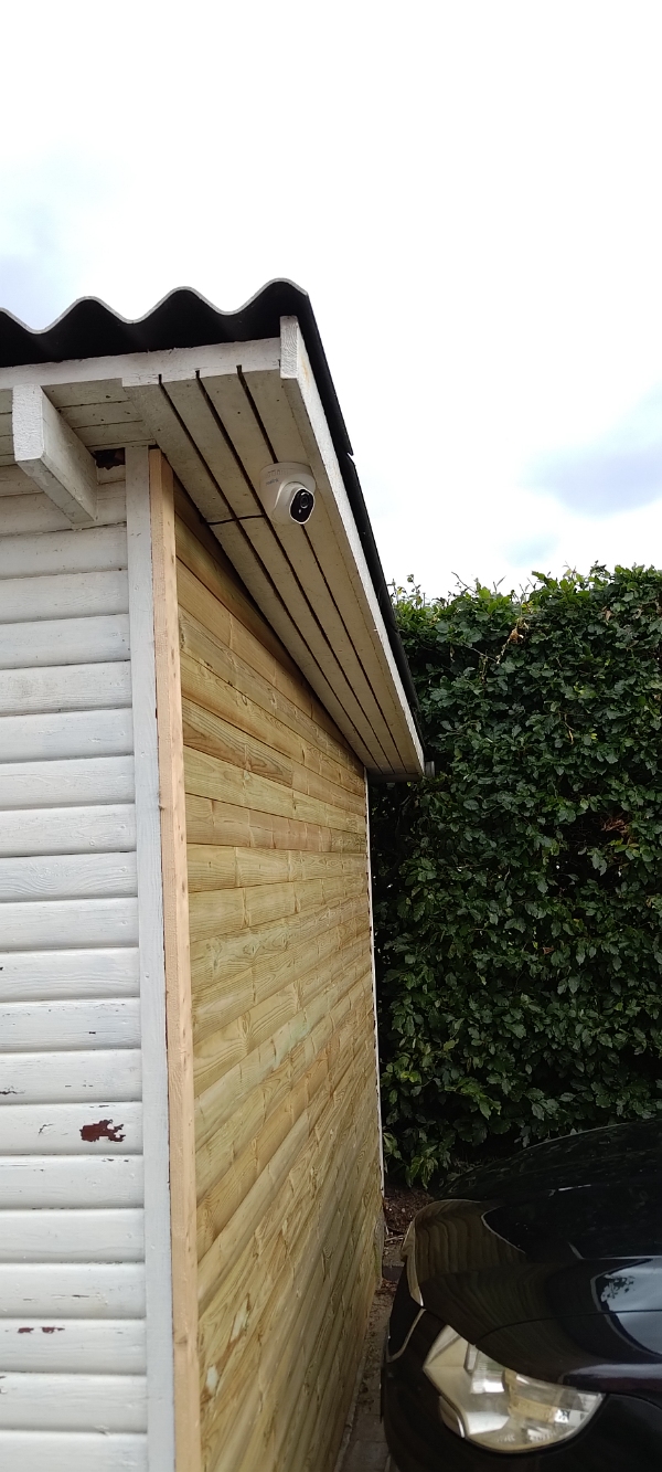 Male garage udvendigt