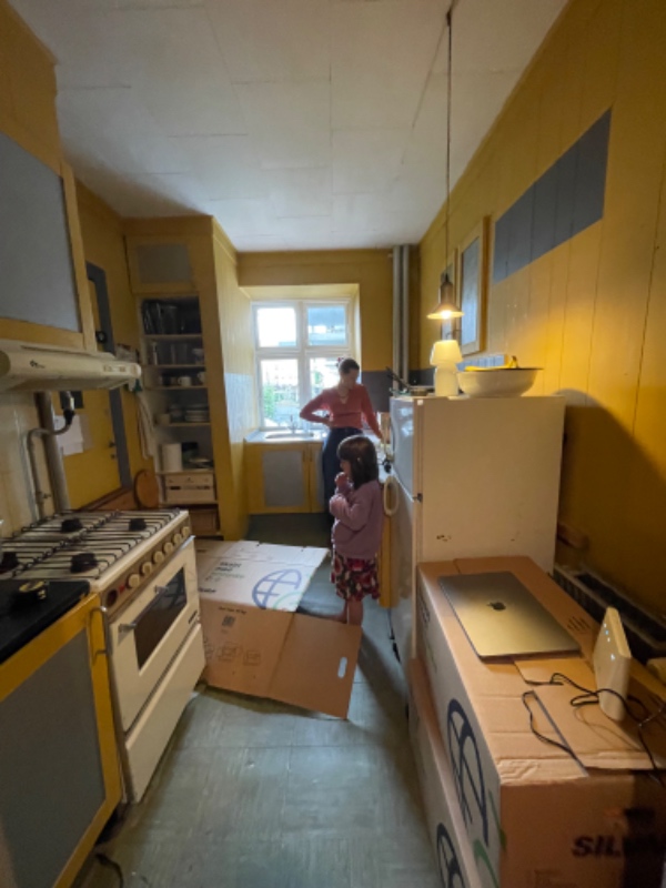 Køkken forberedelse.