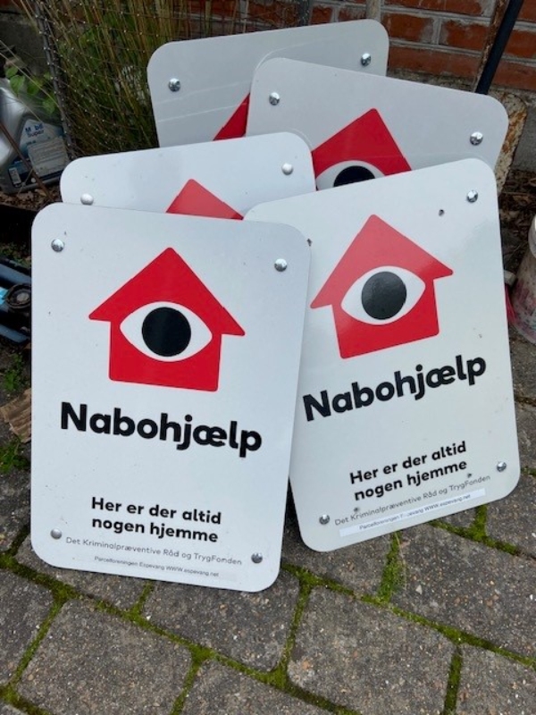 Opsætning af Nabohjælpskilte