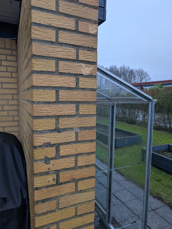 Udbedring af mursten og fuge