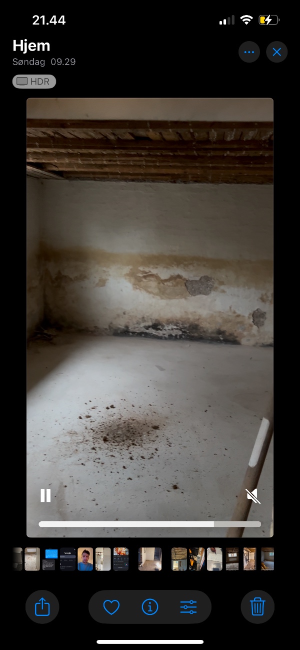 Bank kældergulv op, grav jord ud (ca 22cm) og bortskaf jord. Ca 80m2