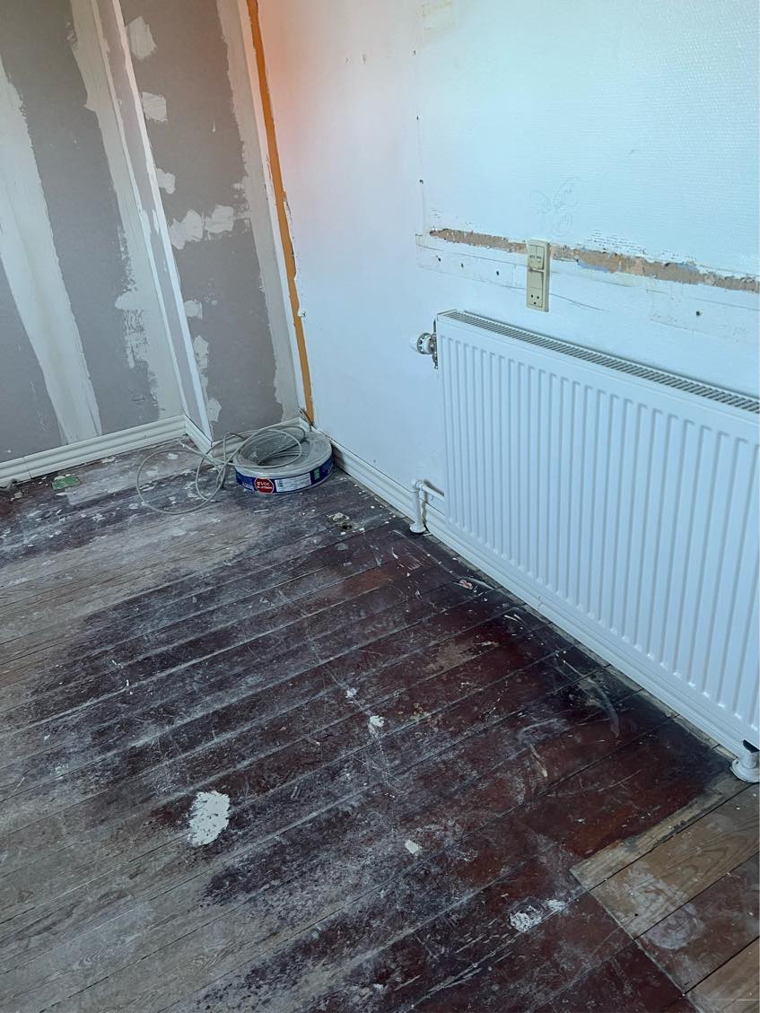 Afslibning og lakering af gulv