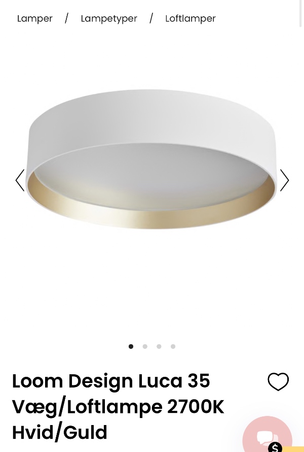 Opsætning af 5 loftlamper