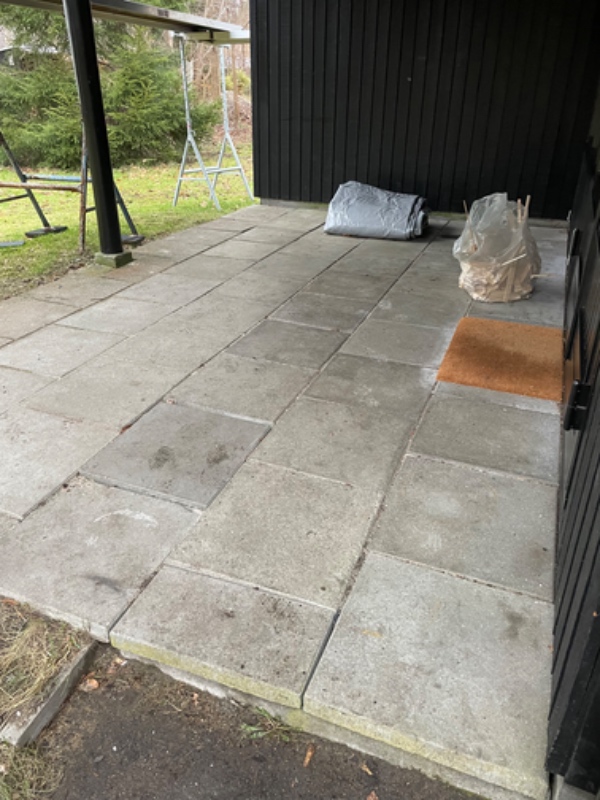 Omlægning af terrassefliser