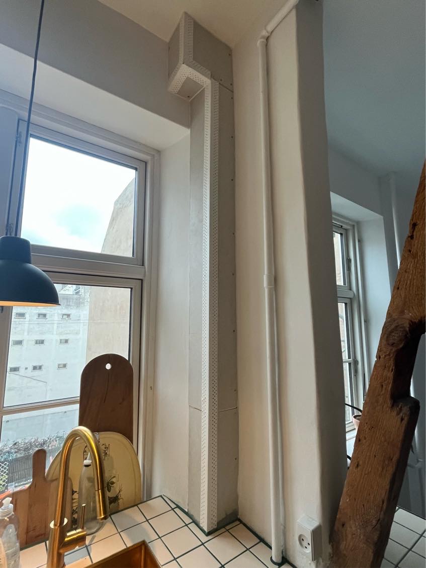 Spartlet rørkasse + filt påsætning