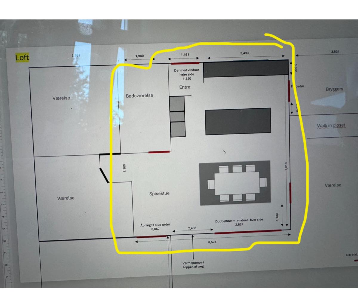 Sat nyt gips loft op på ca 50 kvm2