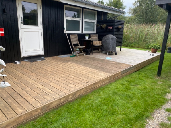 Slibning terrasse