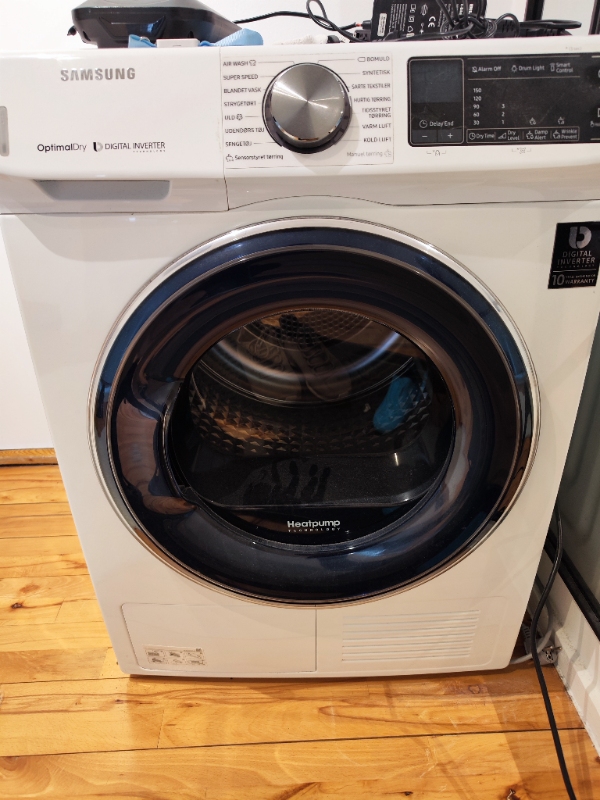 Fjernelse af defekt tørretumbler