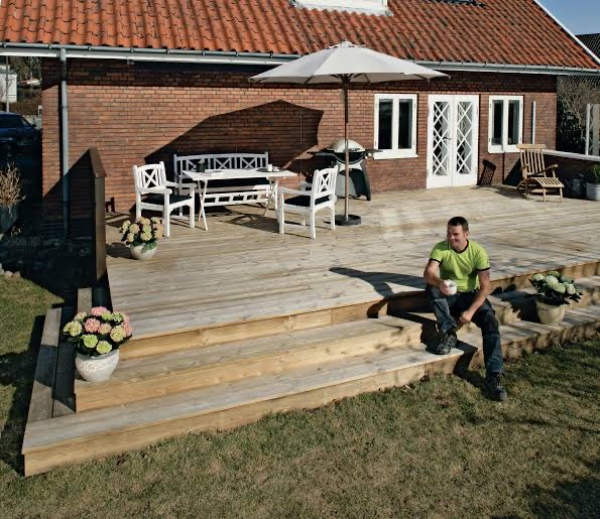 Træterrasse