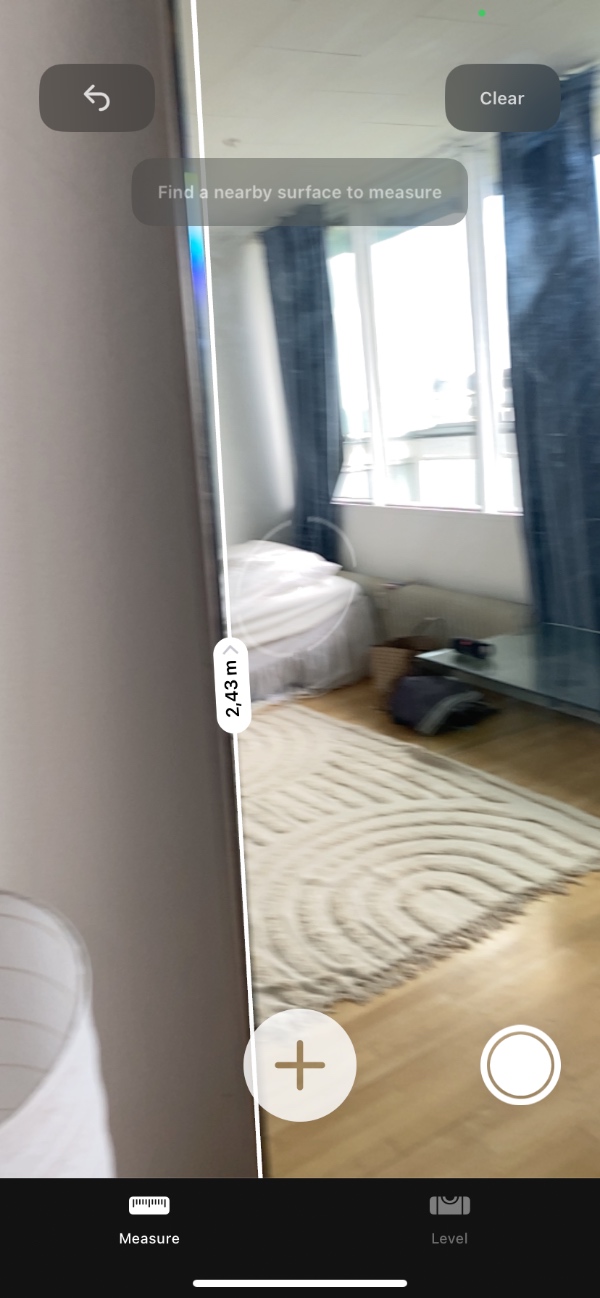 Flytning af spejl og bord