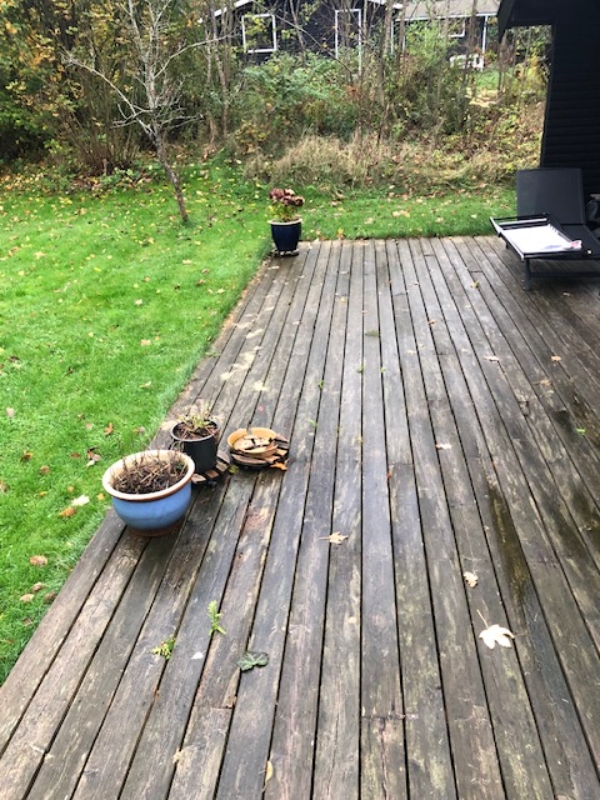 Udskiftning af 80 kvm træterrasse ved sommerhus