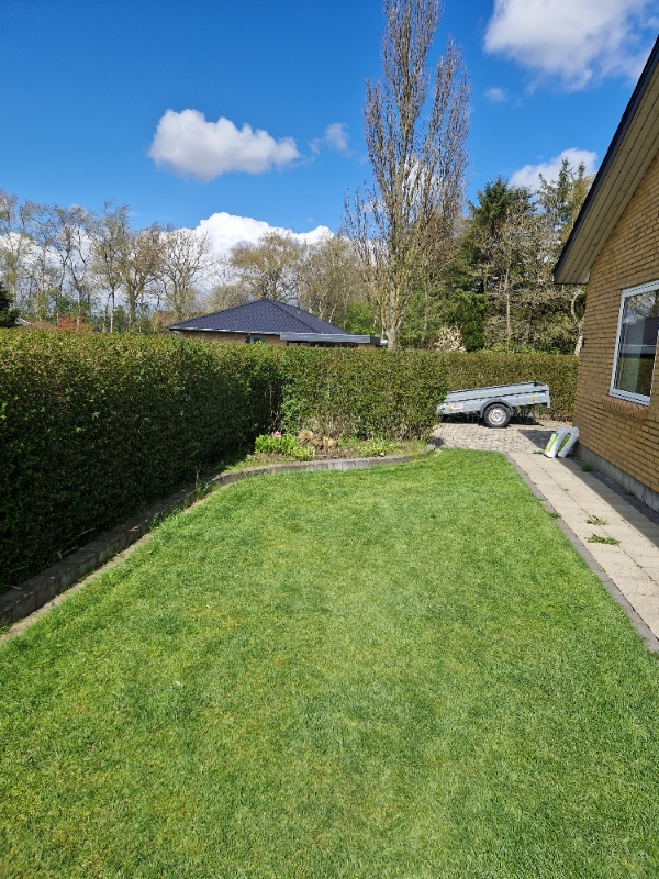 Lugning, havearbejde, kantklip.