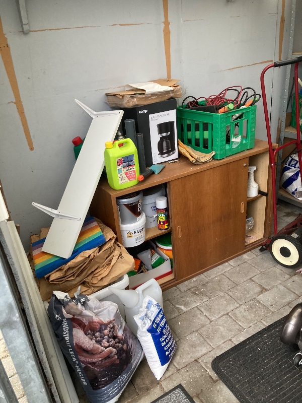 Tømning af redsskabskur