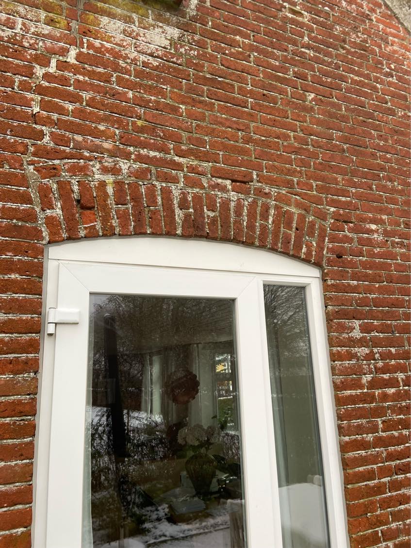 Reparation af ydermur på gammel murstensvilla
