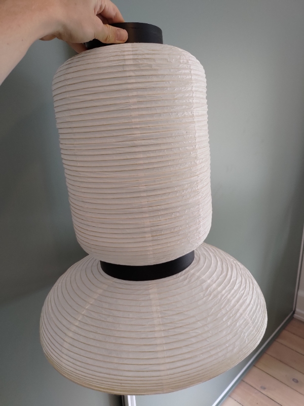 Ophæng af nye lampe