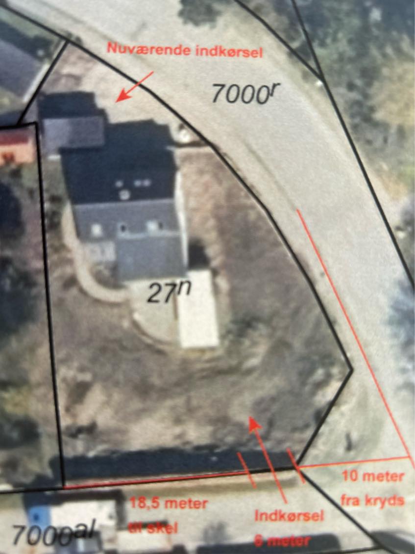 Give tilbud på indkørsel