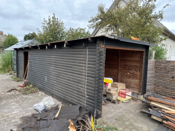Bortkøre træ fra carport og garage