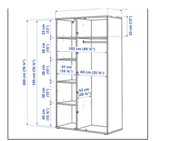 Bære ud et skab og køre det til Ikea