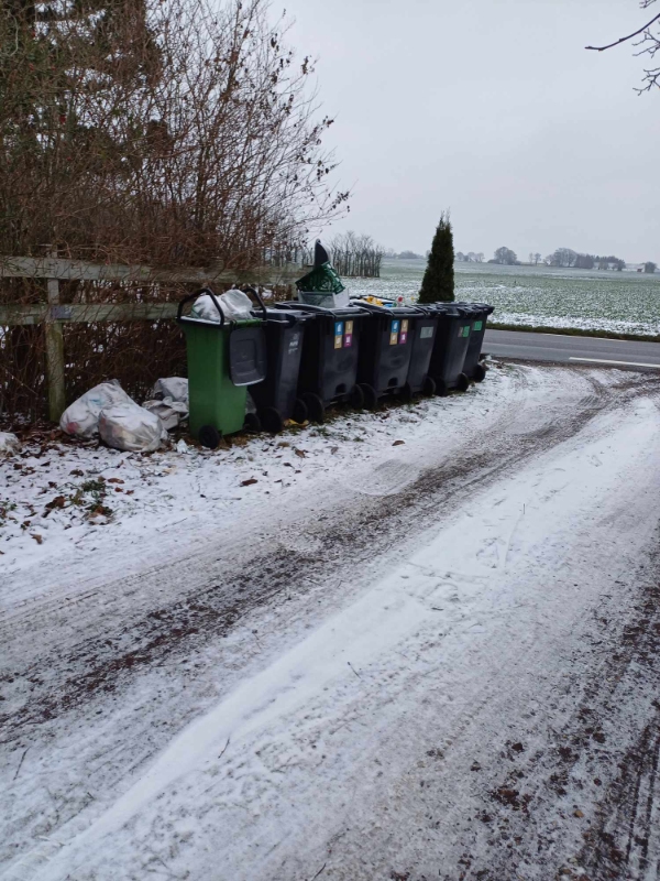 Affald efter fraflyttet lejer