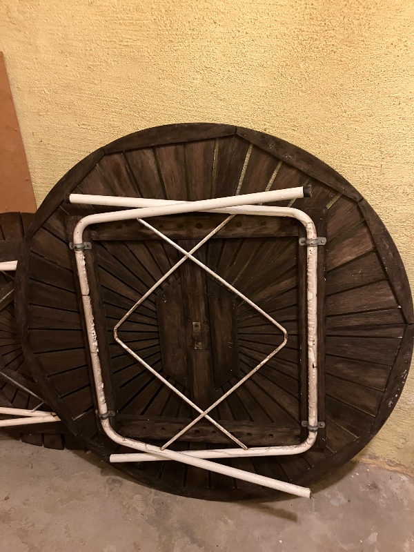 Restaurering af havebord