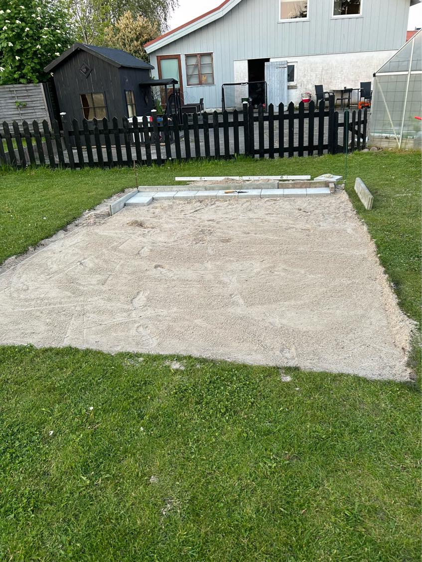 Lagt fliser ca 10 kvm