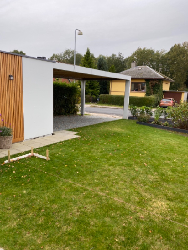 Udgravning af areal på 20m2, 450mm i dybden