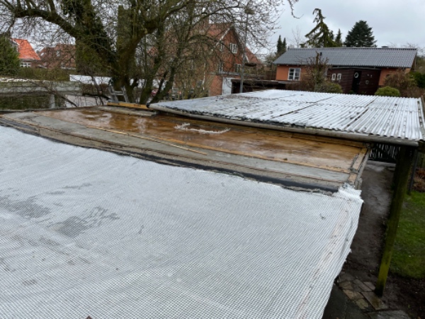 Nyt tag på skur - Roskilde