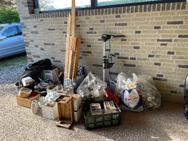 Kørsel af affald til genbrugsstation