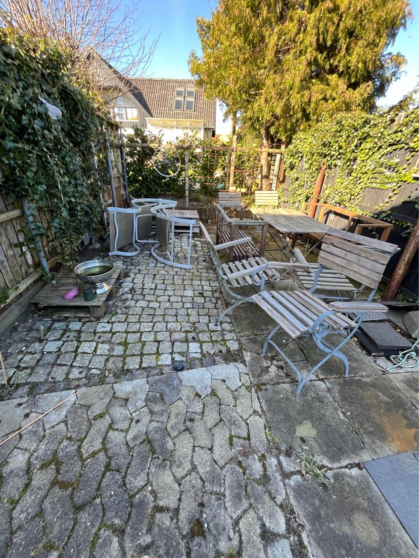 Fritstående træterrasse