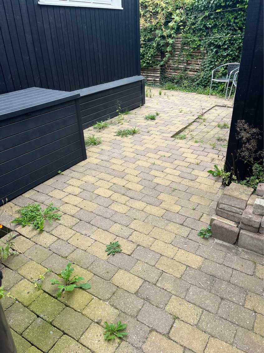 Fjerne ukrudt og klippe bevoksning til