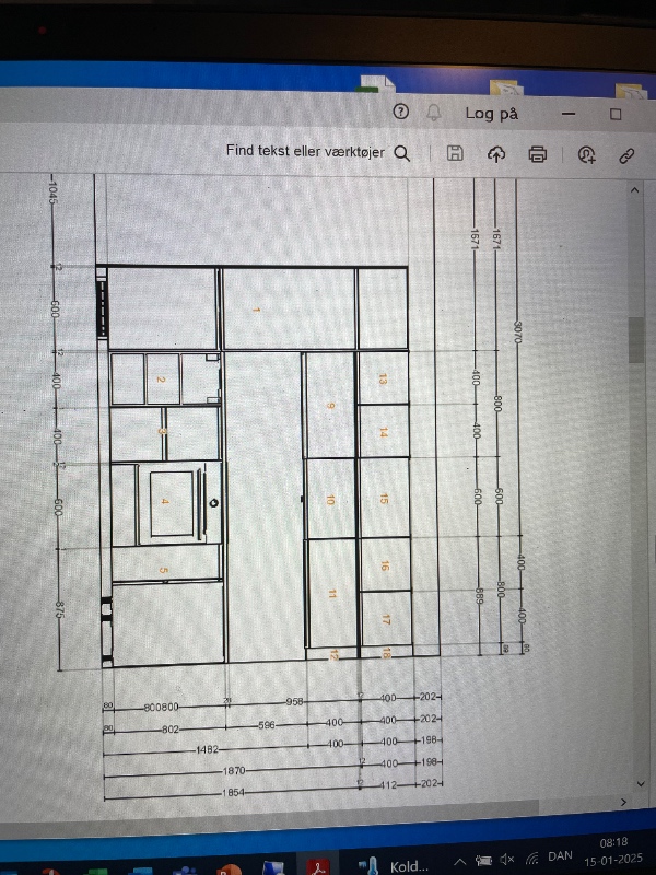 Opsætning af køkken