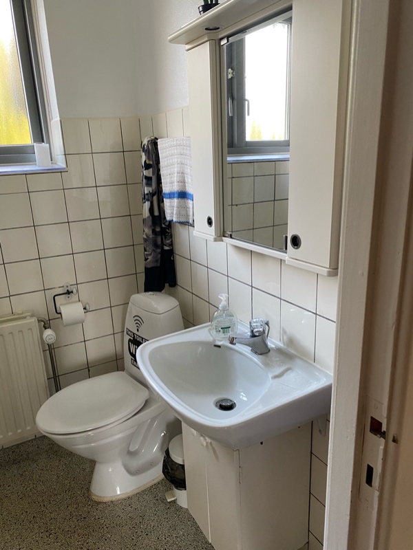 Male badeværelse (klinker og væg)