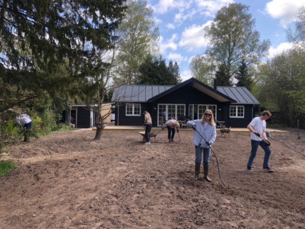 Lægge 500m2 rullegræs