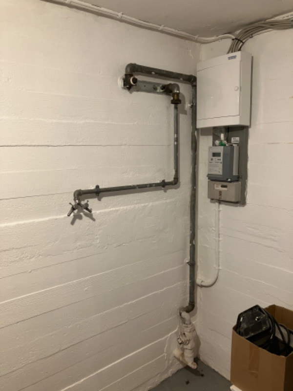 Afinstallering af gas-rør