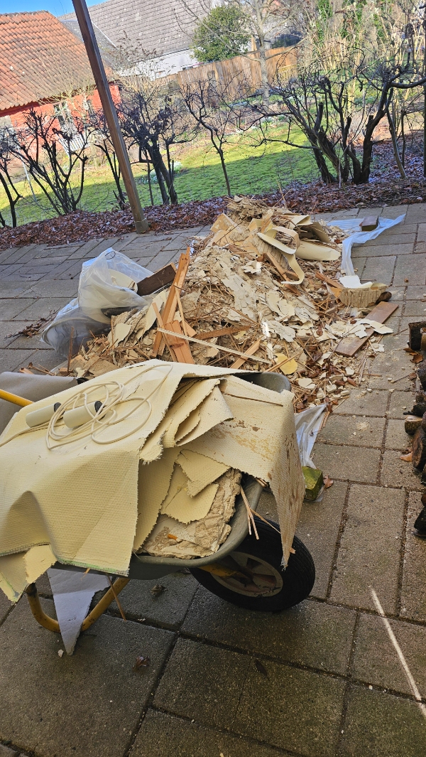 Afhentning af bygge affald