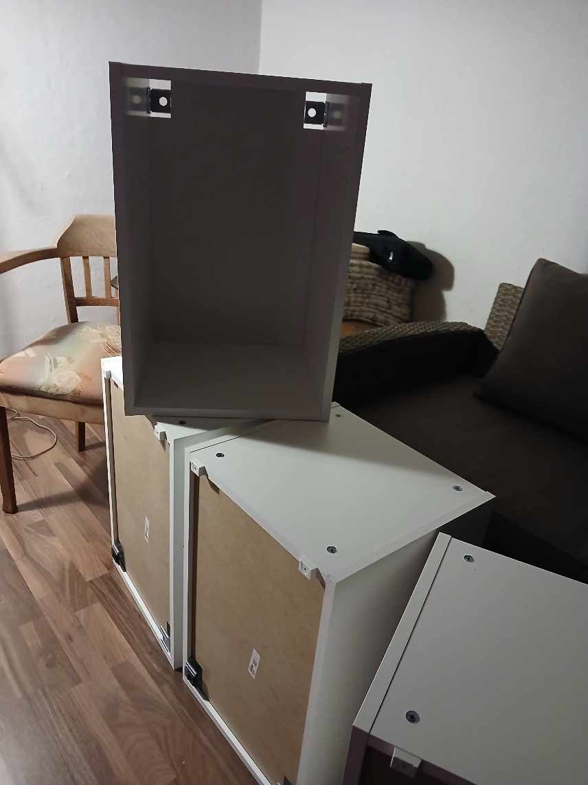 Opsætning af overskabe 5 små køkken