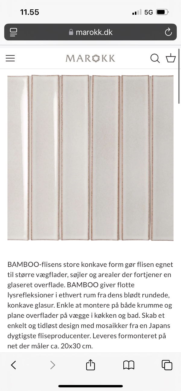 Opsætning af vægfliser - køkken