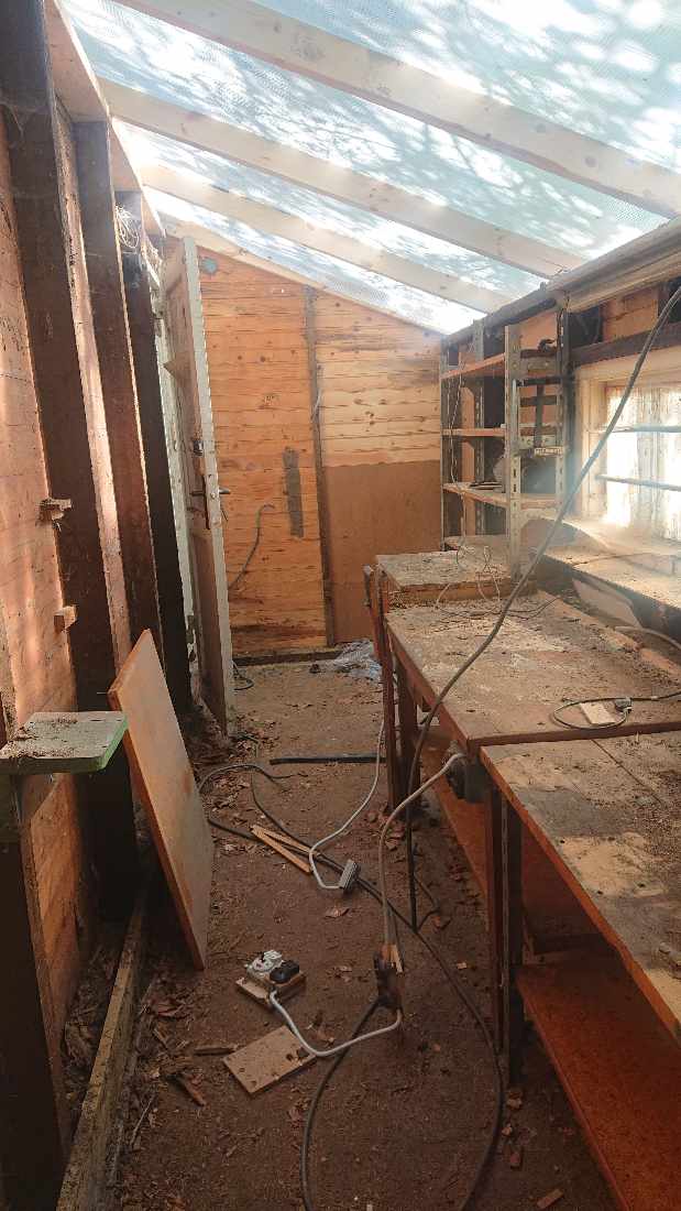 Rydning af værksted