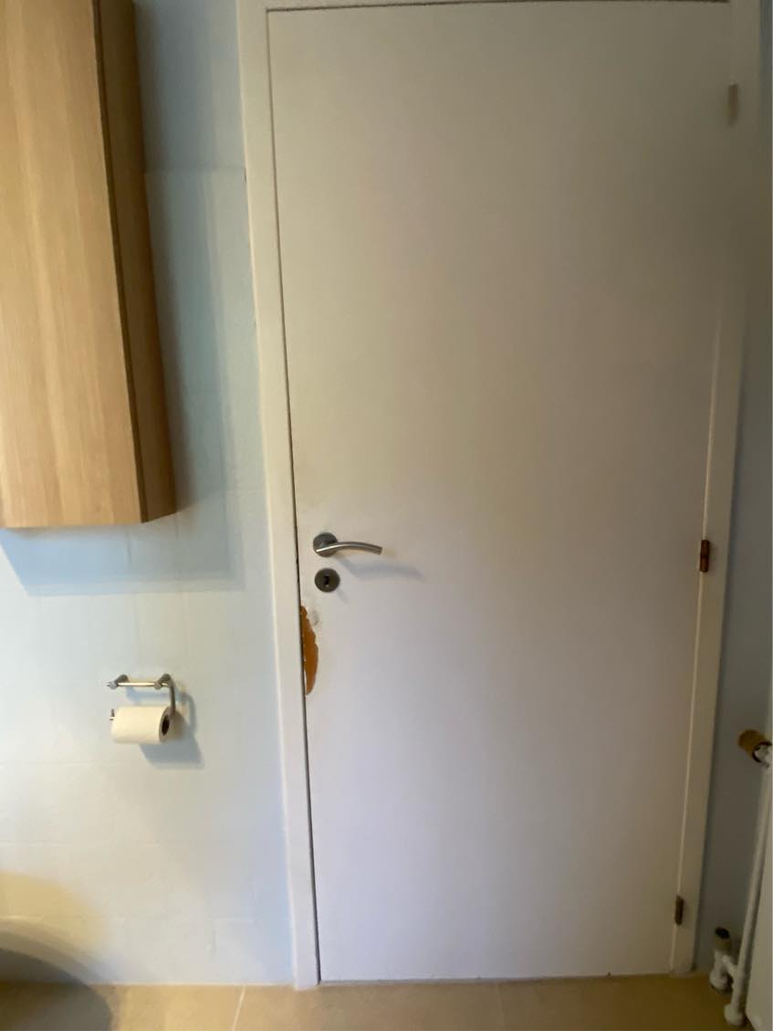 Malet min badeværelsesdør
