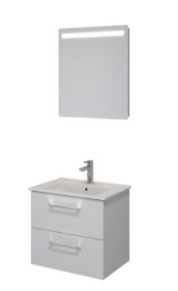 Et tv skal hænges op på en teglvæg og et new yorker spejl