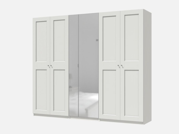 Samling af ny garderobe