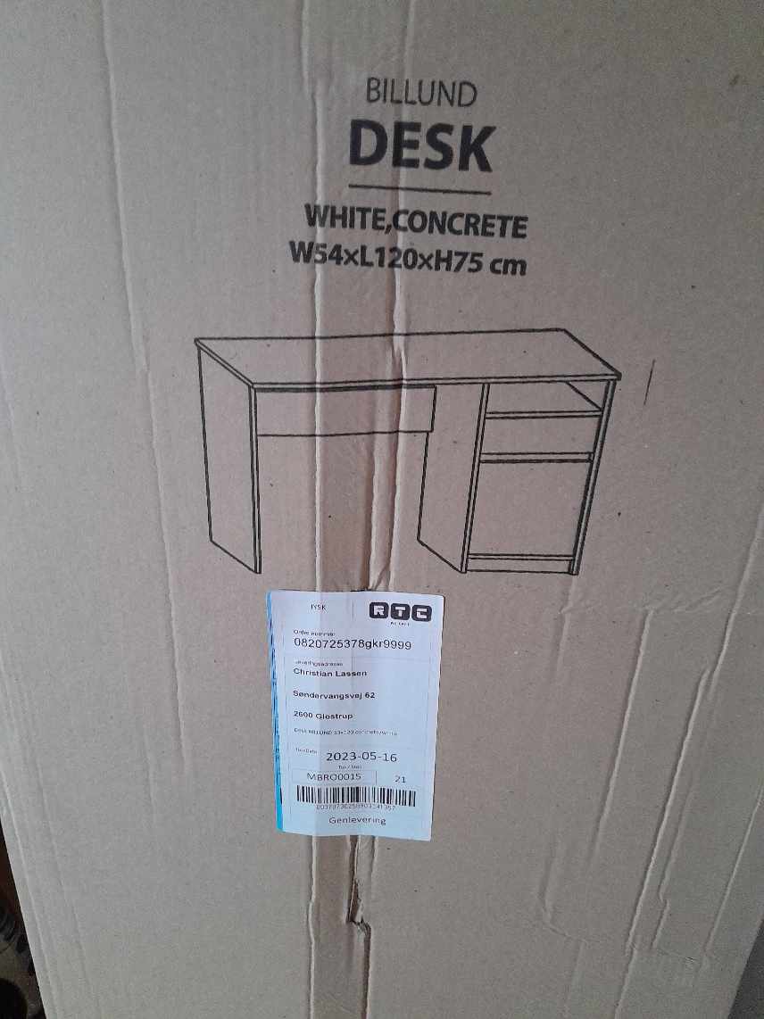 Samlet et klædeskab fra jysk  2 døre 3 skuffer 2 hylder hvid træ Need help with assembling my new furniture