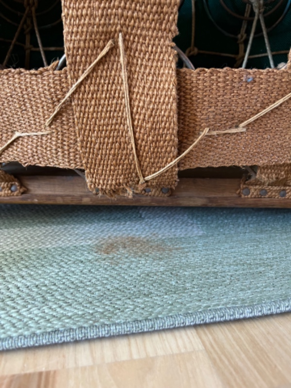 Reparation af bund i lænestol