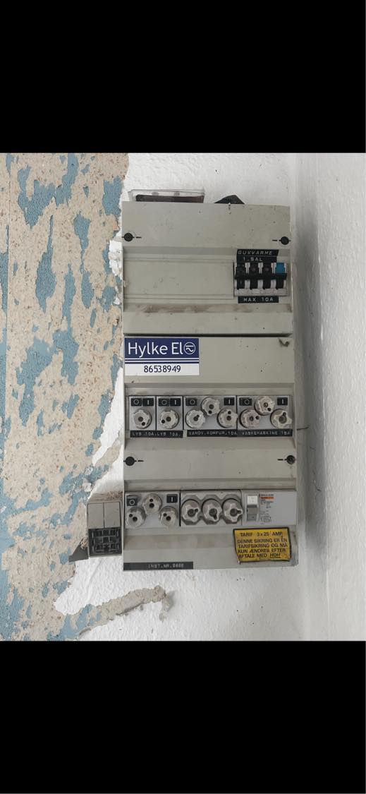 Udskiftning af el tavle