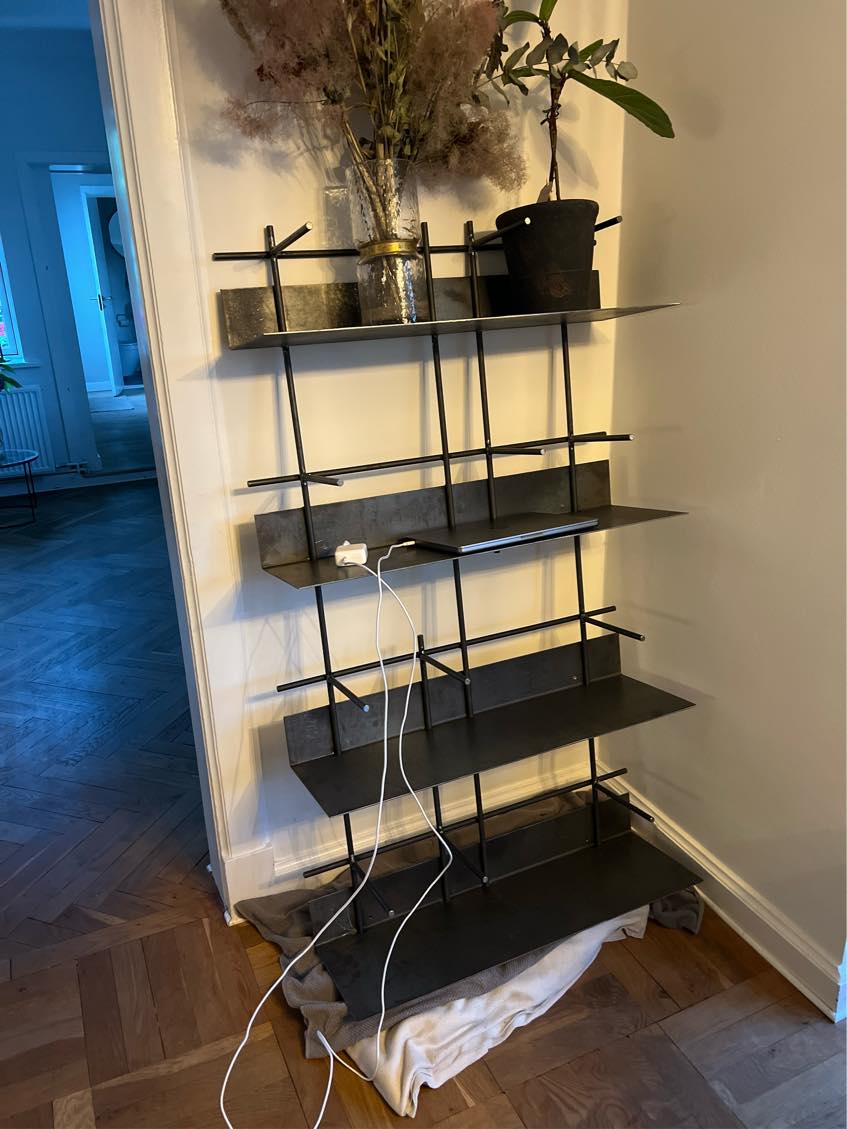 Ophæng tung reol + pejsesæt