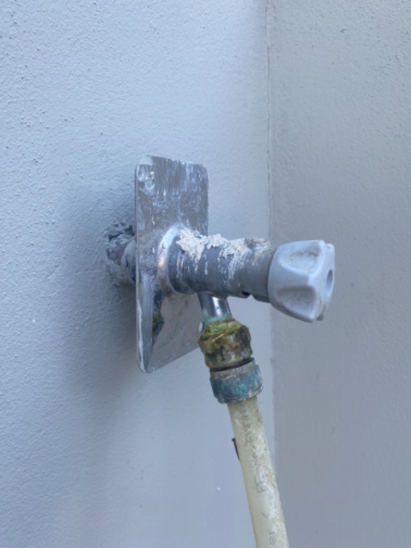 Installering af udendørs vandhane